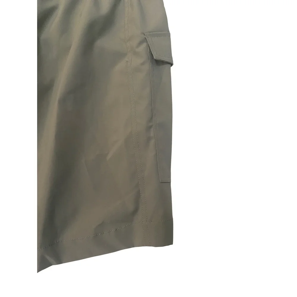 Avia Women's Cargo‎ Shorts Grey Fog Elastic Waist Hiking Utility Pockets NEW
